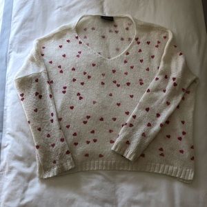 wooden ships heart sweater